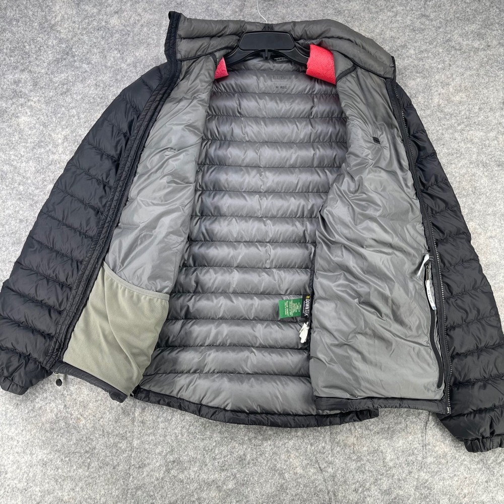 LL Bean Ultralight 850 Down Jacket Men Medium Black DownTek Water Repellent Gorp - Picture 10 of 16